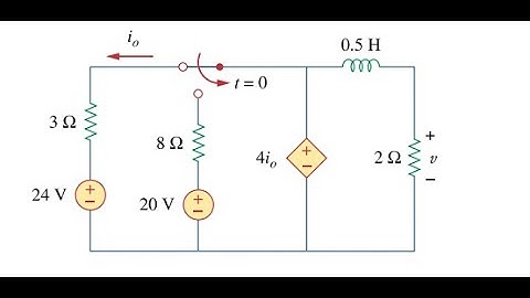 (Elektrik Devreleri 1) RL Devresi Örnek Soru - 3 Diferansiyel Çözümü