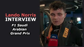Lando Norris Post Race Interview | F1 Saudi Arabian Grand Prix 2025