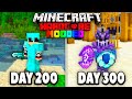 I Survived 300 Days in Modded Hardcore Minecraft.. [3000+ Mods]