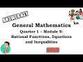 General Mathematics Grade 11 Module 4 Deped Pdf Answer Key