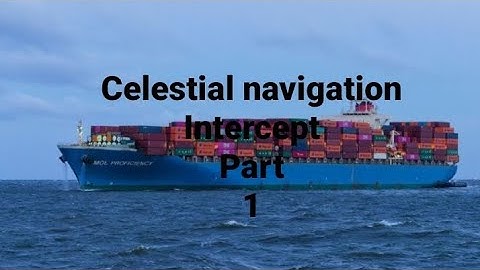 celestial navigation intercept Persian language part 1