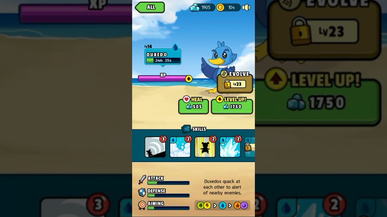 Dynamons World Snorky & Duxedo All Skills Unlocked 🔓 