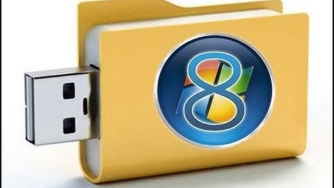 Install Windows 8 from A USB Flash Drive