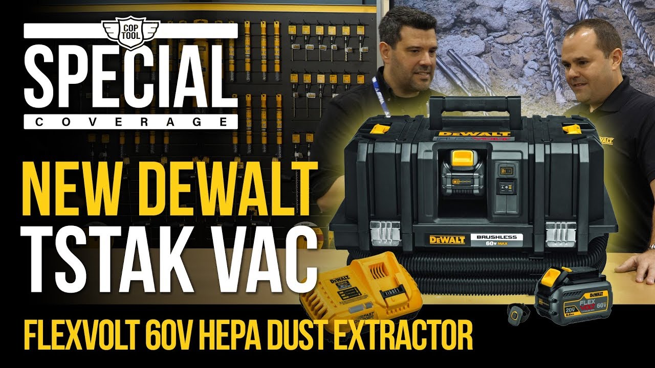 New DeWalt 60V Max HEPA Dust Vacuum DCV585 - YouTube
