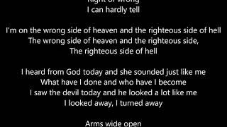 Five Finger Death Punch - Wrong Side Of Heaven - Lyrics Scrolling