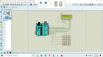 Project Pembacaan Keypad dengan Software Proteus 8 & Arduino IDE