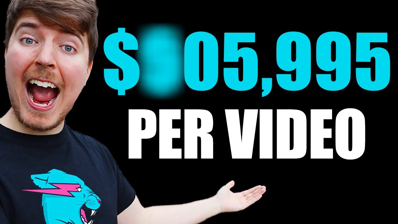 How Much Money Mr. Beast Makes Per Video On Youtube (Giveaway!) - Youtube