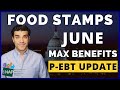 June 2021 SNAP Food Stamps Max Benefits & P-EBT Update: SNAP June EBT Food Stamps & Payout Dates