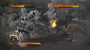 GODZILLA PS4: Type-3 Kiryu vs Angurius and Mechagodzilla 1974