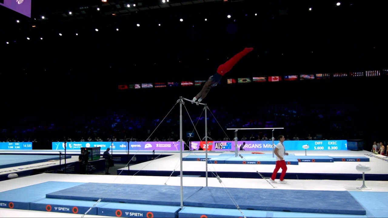 RICHARD Frederick (USA)_2023 Artistic Worlds, Antwerp (BEL)_Qualifications_Horizontal Bar