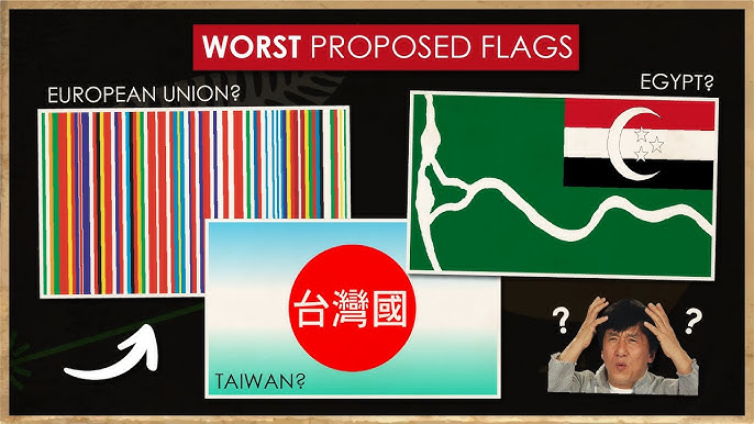 7 countries with worst Flags 🤮🚩 #shorts