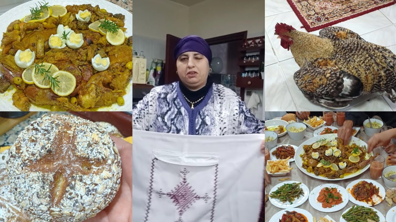 مني فلوك لجاني فيه دجاج بلدي ونضت شمرت و حداكيت و خرجت منوا طبيلة ديال الغذاء مغربية و هماوية