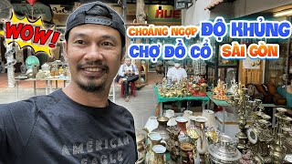 Tiết Cương lần đầu tiên trong lịch sử ghé thăm chợ đồ cổ Sài Gòn