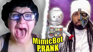Ventriloquist ROBOT Mimics People's Voices (MimicBot Prank on Omegle)