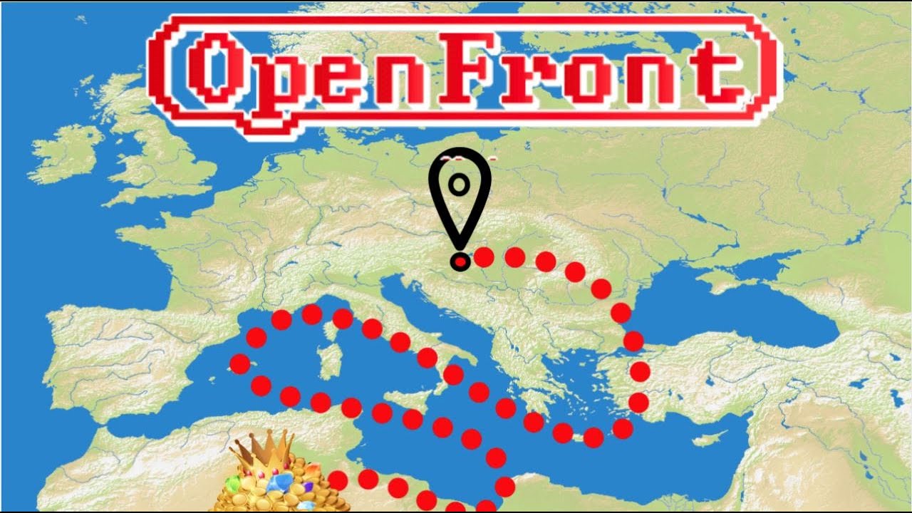 Open Front Maps The Race For The $160 Million Treasure In Africa | Openfront IO - YouTube