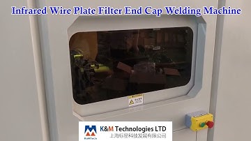 Infrared Wire Plate Filter End Cap Welding Machine with Servo Control System