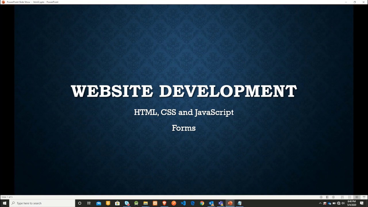 HTML LESSON 5 (Website Development) - YouTube
