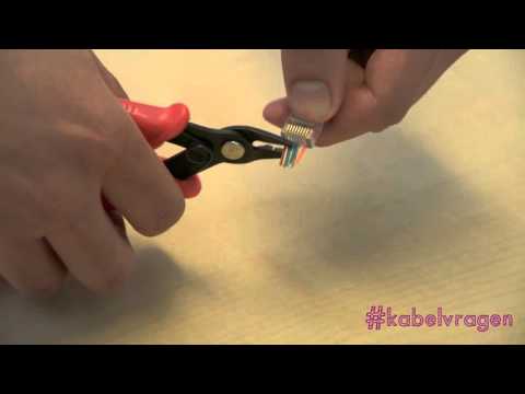 UTP kabel maken in 5 minuten