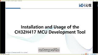 #42- [QuickStart]CH32H417 Tutorial Part 2: Installing IDE & First Project
