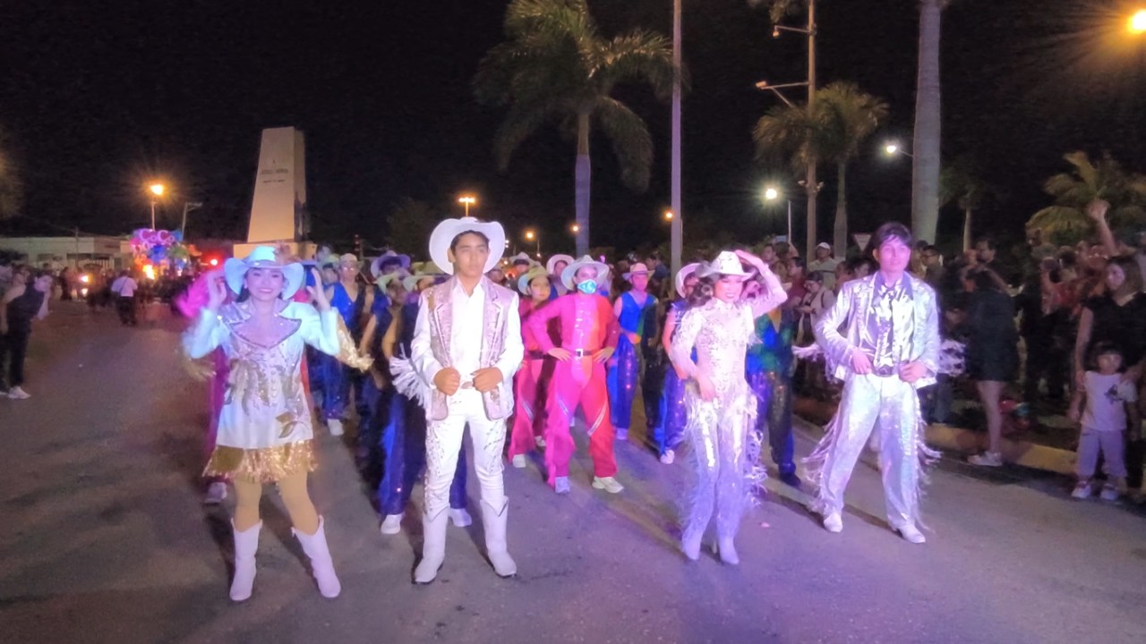 Ronda Naval 2026. Colegio Guadalupe Victoria. Carnaval Campeche 2026.
