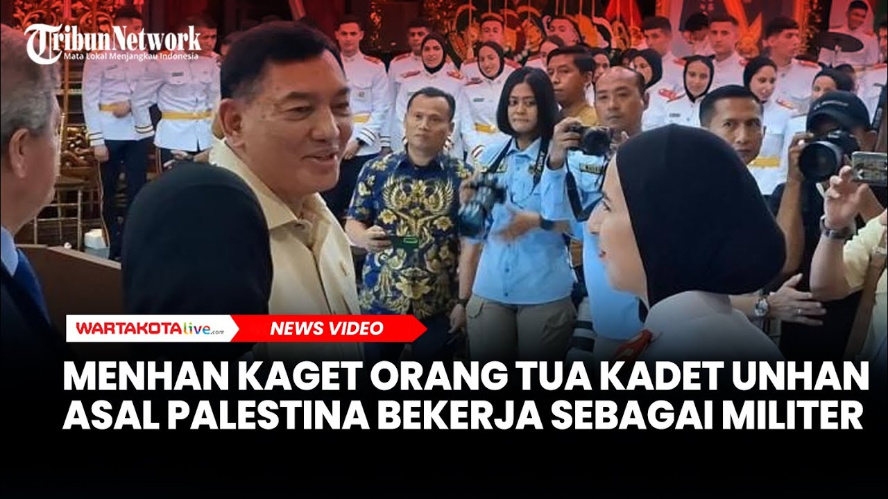 Menhan Sjafrie Kaget Orang Tua Para Kadet Unhan asal Palestina Bekerja Sebagai Anggota Militer