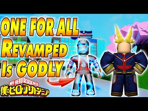 New One For All Revamped Is Godly Boku No Roblox Remastered