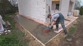 How to DIY an Insulated House Perimeter Walkway