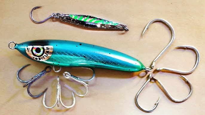 Treble vs single hooks for offshore fishing - Ryan Moody Fishing