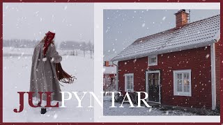 Julpyntar hemma i stugan + mini house tour ❄️