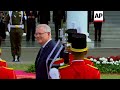 Welcome ceremony in Indonesia for new Australian PM