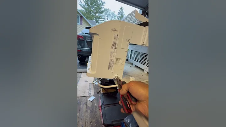 GE￼ air, conditioner, drainage problem