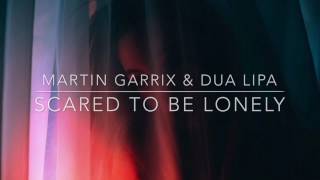 Scared to Be Lonely - Dua Lipa & Martin Garrix // LYRICS VIDEO