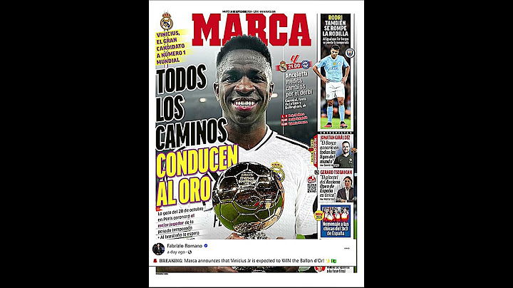 𝐁𝐑𝐄𝐀𝐊𝐈𝐍𝐆: Marca announces that Vinicius Jr is expected to WIN the Ballon d’Or!  #football #soccerpl