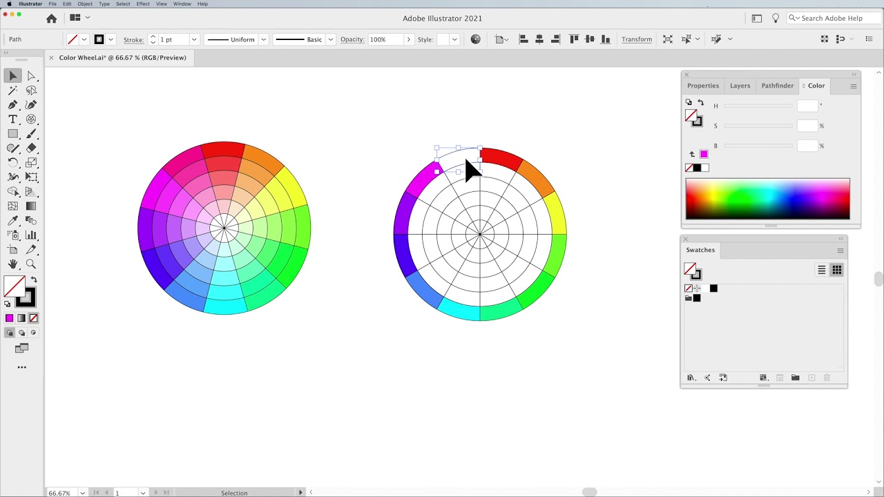 Free Basic Color Wheel Chart - Download in PDF, Illustrator