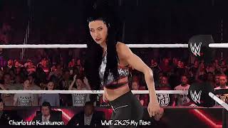 WWE 2K - 25 My Rise Gameplay - Charlotte Kanikumon Vs. Roxanne Perez. ￼