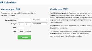 Here is a short guide how to calculate your bmr. this very important
information know if you are trying lose weight. check out my blog post
'how man...