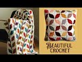 Perfect crochet pillow sofa throw blankets step by step tutorial for beginners sara1111