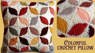 Perfect Crochet Pillow, Sofa Throw, Blankets Step by Step Tutorial for Beginners @sara1111