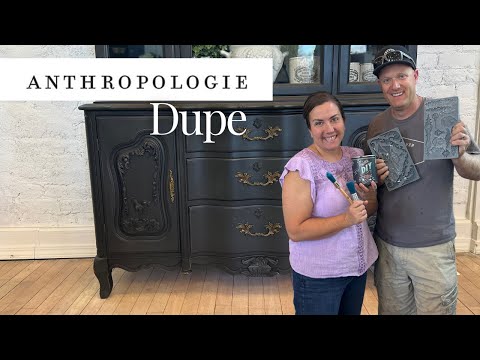 Anthropologie Dupe - Free Hutch to High End Furniture - Iron Orchid Design Mould 