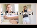 MILITARY WIFE VLOG | painting the office, christmas bucket list + new dinner recipe