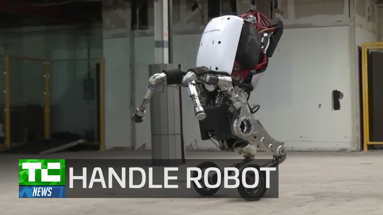 Boston Handle robot does the heavy lifting - YouTube