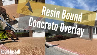 Resin Bound Concrete Overlay: Transcendence and Red block by Resin Install 1,018 views 2 years ago 3 minutes, 31 seconds