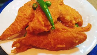 homemade fish fritters recipe||fish pakode||homemade recipes