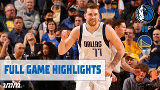 Luka Doncic (34 points) Highlights vs. Golden State Warriors