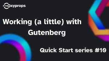 A few settings for dealing with Gutenberg | Get Started series ep10