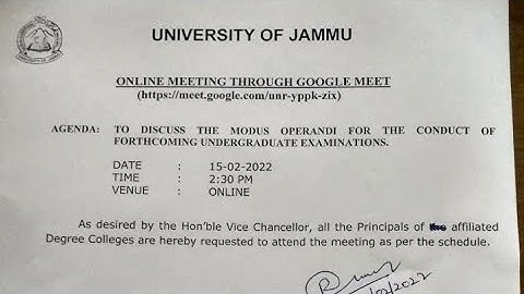 Good News for Ist, 3rd & 5th Sem. Students || Jammu University || Online/Offline Exam