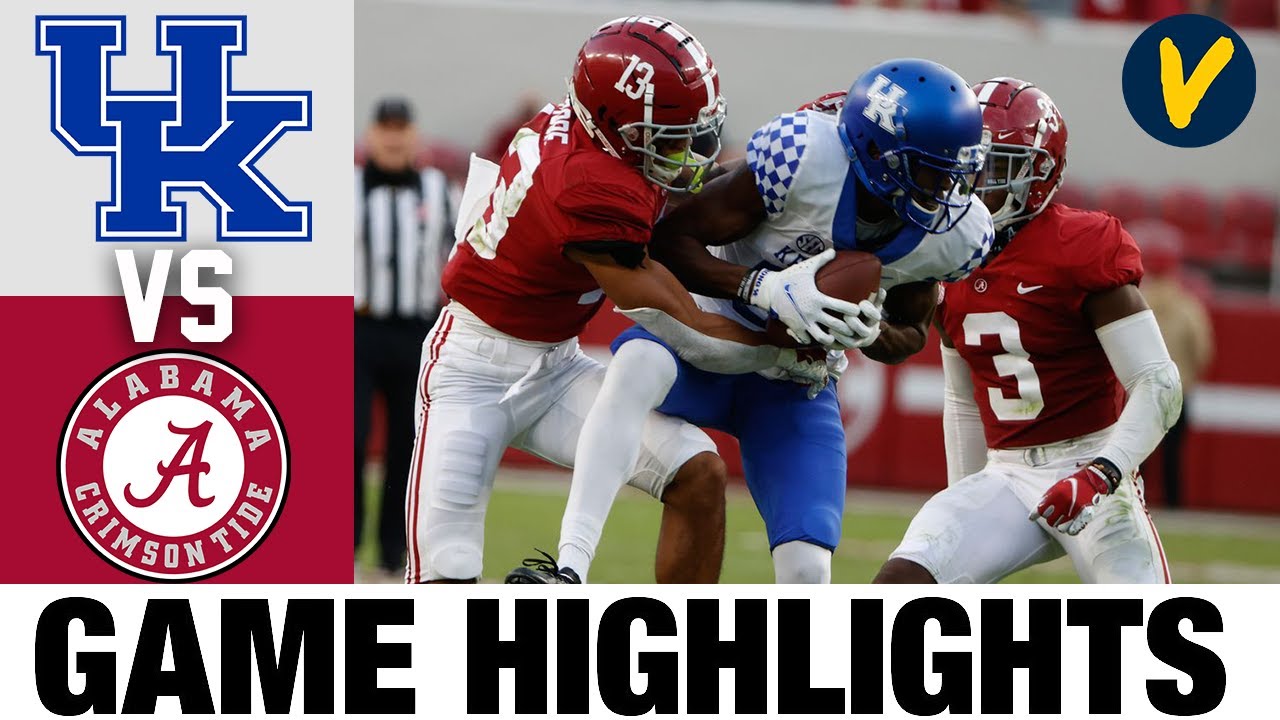 Kentucky vs 1 Alabama Highlights Week 12 2020 College Football