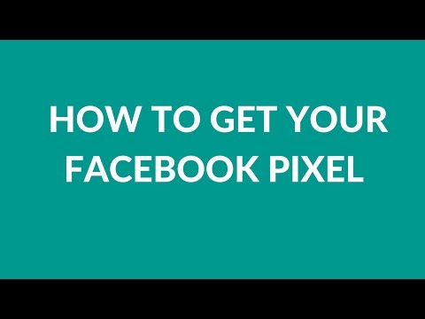 How to get your Facebook Pixel