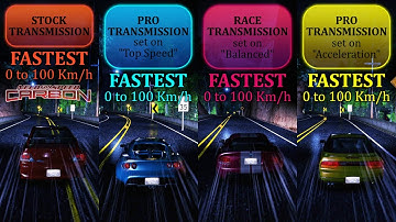 Upgraded Transmission 0 to 100 Km/h Test