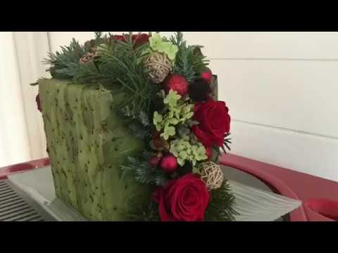 Bloemschikken de radijs kerst 2017 youtube Youtube bloemschikken herfst